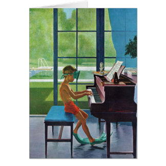 Poolside Piano Practice