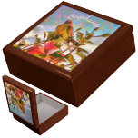 Poolside Singer 2338 Keepsake Box<br><div class="desc">Painting “Poolside Singer 2338” Collection

Personalise on the product page or click the "Customise" button for more design options.  Design created from my painting “Poolside Singer 2338”  capturing a bird by the rooftop pool at the Plaza Marina in Puerto Vallarta,  Jalisco,  Mexico.  Matching products are available in this collection.</div>