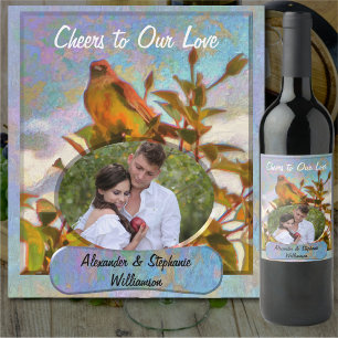 Poolside Singer Cheer to Love 2338 Wine Label