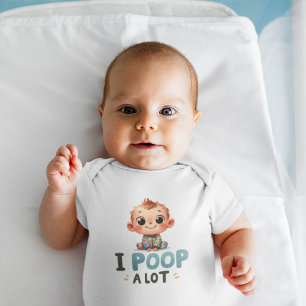 Poop Alert Baby Bodysuit