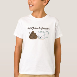 Poop And Toilet Paper Best Friend T-Shirt