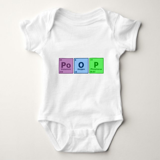 Poop Baby Bodysuit (Front)