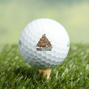 Poop Emoji Funny Golf Ball Design - Callaway Golf