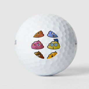 Poop, emoji, golf, ball ⛳