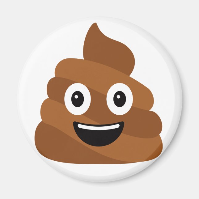 Poop Emoji Magnet  (Front)