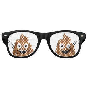 Poop Emoji Retro Sunglasses