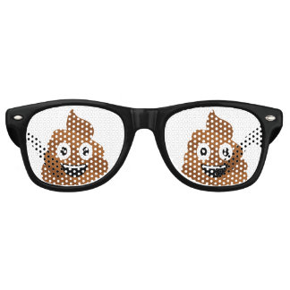 Poop Emoji Retro Sunglasses