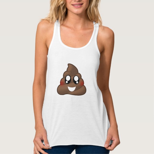 Poop Emoji Singlet (Front)