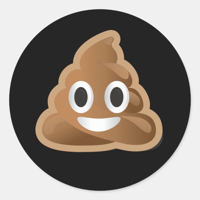 Poop emoji stickers (Front)