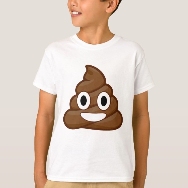 poop emoji T-Shirt (Front)