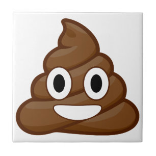 poop emoji tile