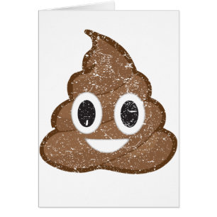 Poop emoji vintage