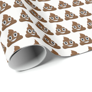 Poop Emoji Wrapping Paper