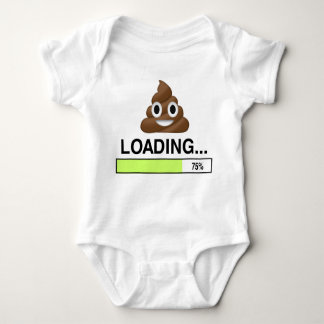 Poop Loading | Emoji T-Shirt Baby Bodysuit
