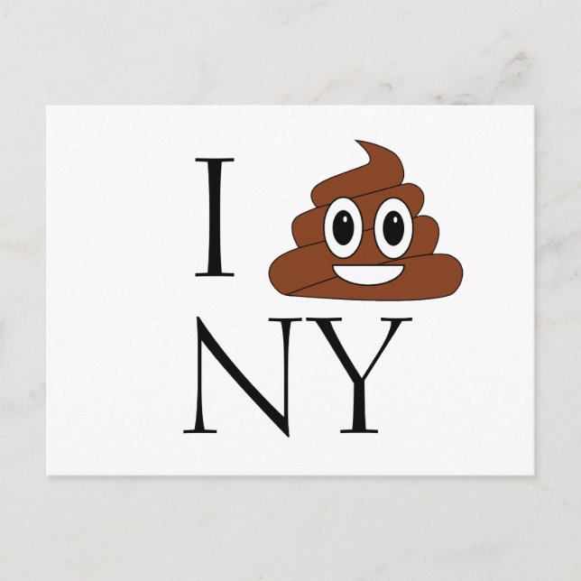Poop Postcard (Front)