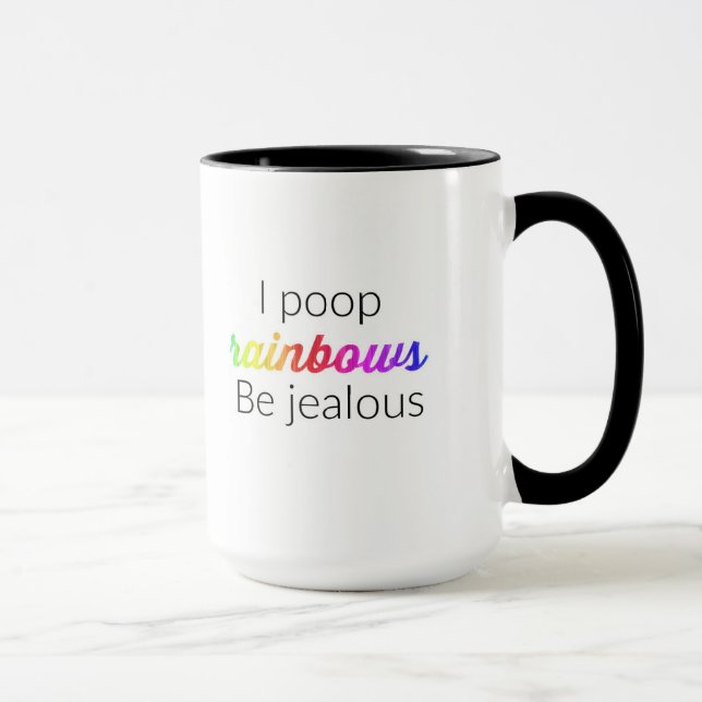 Poop rainbows mug (Right)