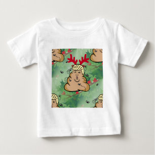 poop reindeer donald trump baby T-Shirt