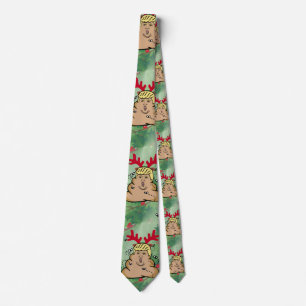 poop reindeer donald trump tie