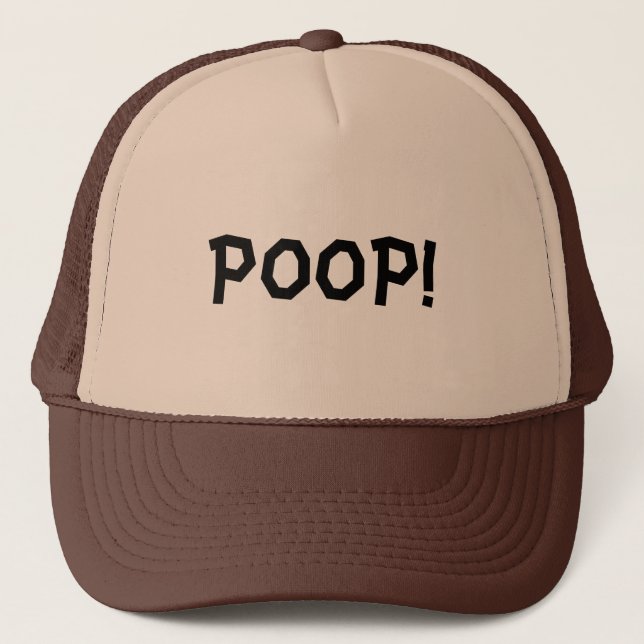 POOP! TRUCKER HAT (Front)