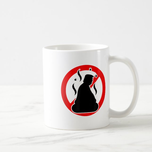 Poop Trump Flush It Now _1  Coffee Mug (Right)