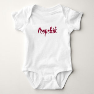 Poopchik Ukrainian Baby Romper from Baba Bodysuit