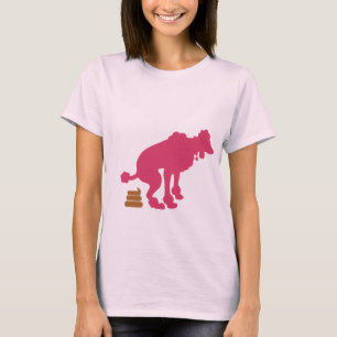 Poopin Pink Poodle T Shirt