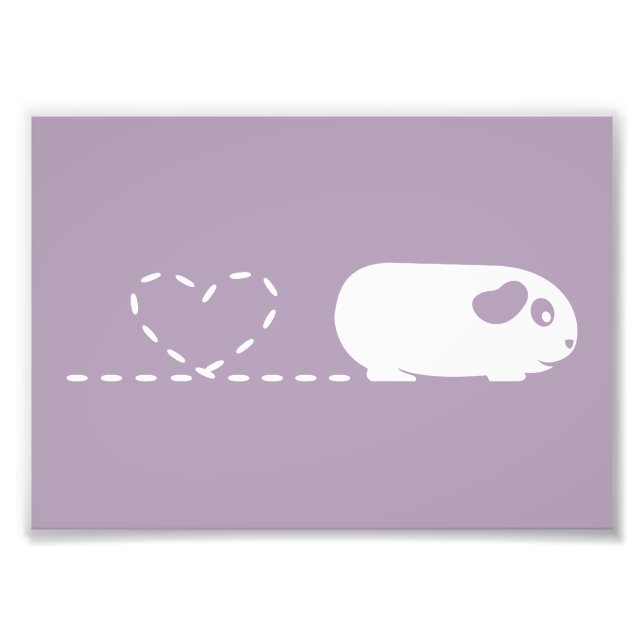 Pooping Guinea Pig Print (Frames Available!) (Front)