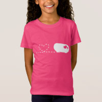 Pooping Heart Guinea Pig Children's T-Shirt