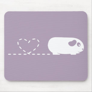 Pooping Heart Guinea Pig Mousemat