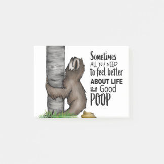 pooping Sloth Post-it Notes