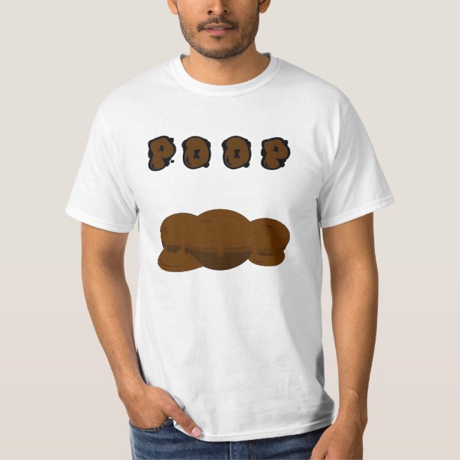 Pooprints moist poop shirt (Front)