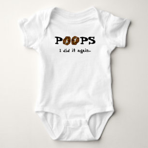 Poops... Baby Bodysuit
