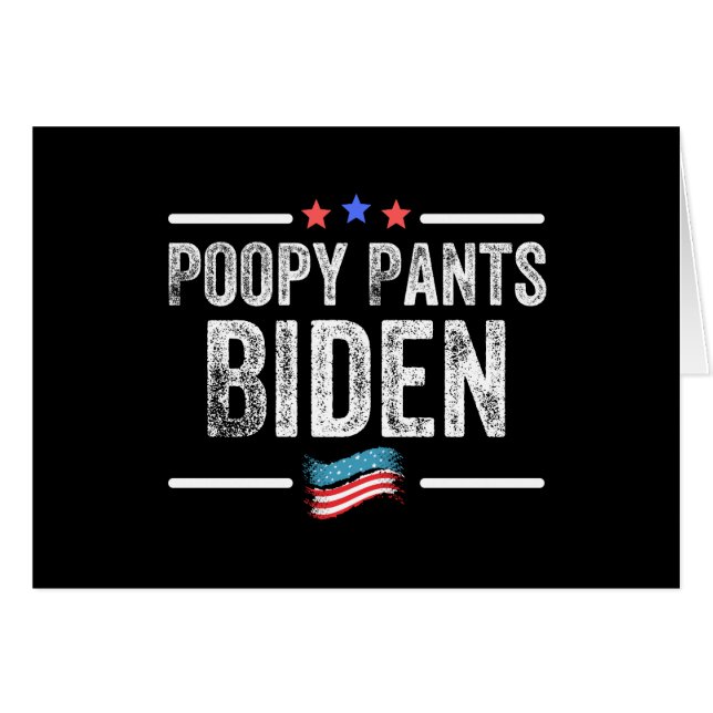 Poopy Pants Biden (Front Horizontal)