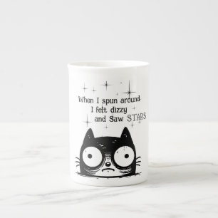 Poor Cat, I'm Dizzy, Cute cat Speciality Mug