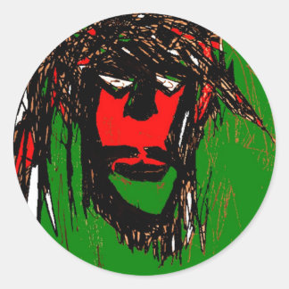 POOR MANS LIFE CLASSIC ROUND STICKER