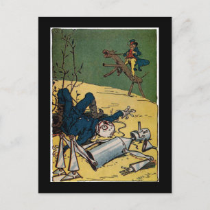 Poor Scarecrow and TinMan Postcard