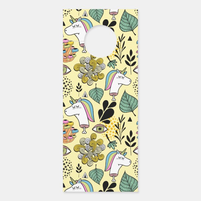 Poor Unicorn Door Hanger (Front)