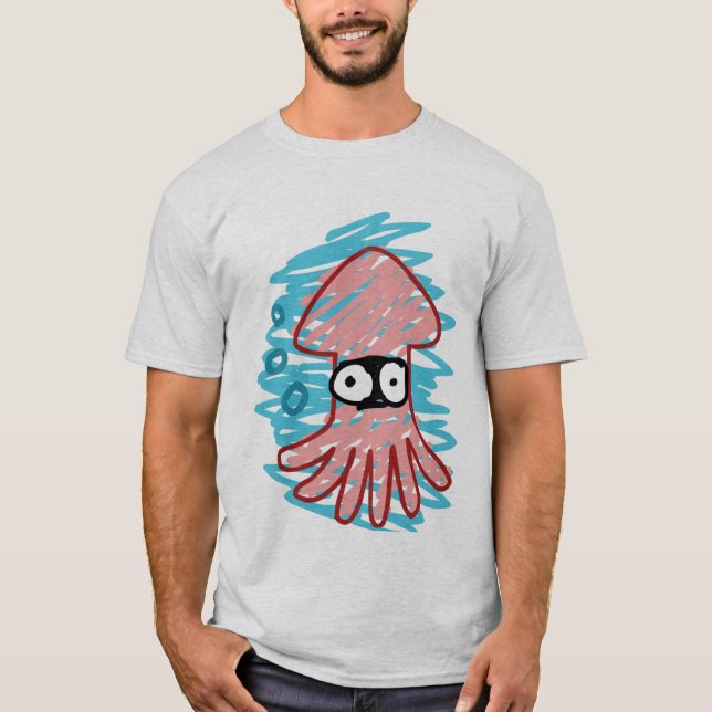 Poorly Drawn Squid Shirt (Front)