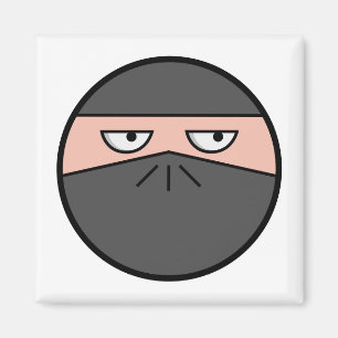 Pootie! - Ninjahead Square Magnet