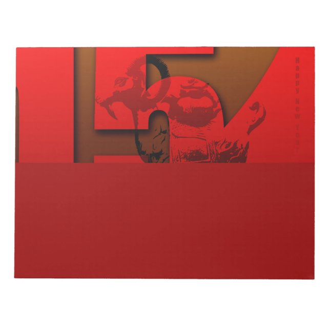 Pop 2015 Ram Sheep Goat Year - Notepad (Front)