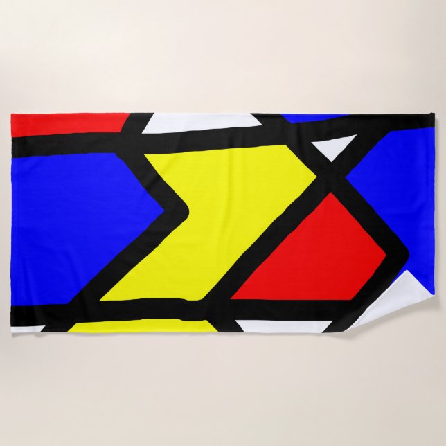 Pop-art96 Beach Towel (Front)