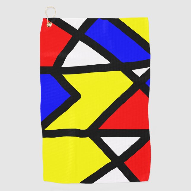 Pop-art96 Golf Towel (Front)