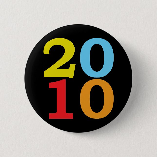 Pop Art 2010 6 Cm Round Badge (Front)