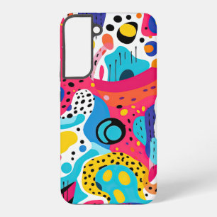 Pop Art Abstract Pattern, Pop Art Inspired Pattern Samsung Galaxy Case