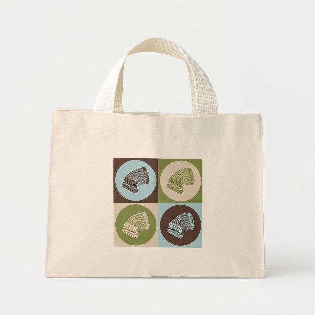 Pop Art Accordion Mini Tote Bag (Front)