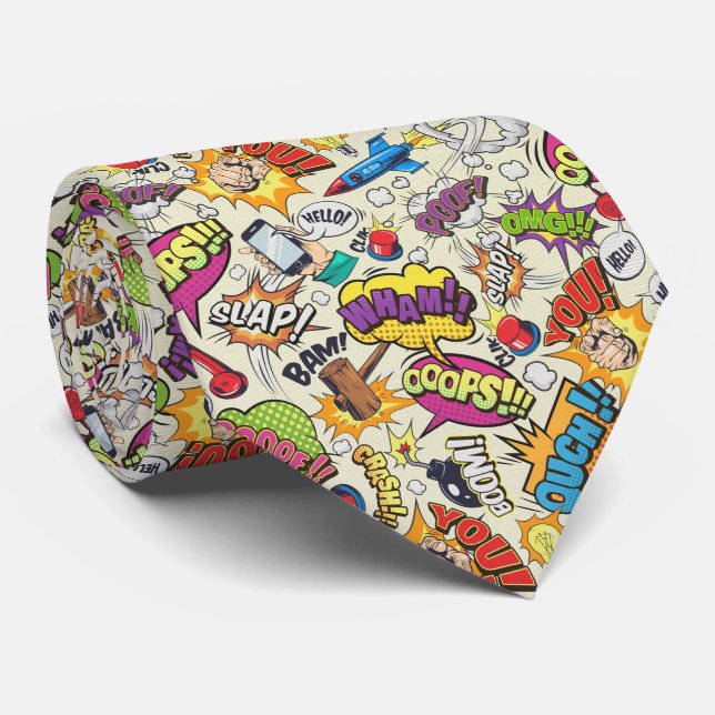 Pop Art Action – Painted Energy Tie (Rolled)