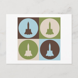 Pop Art Aerospace Engineering Postcard