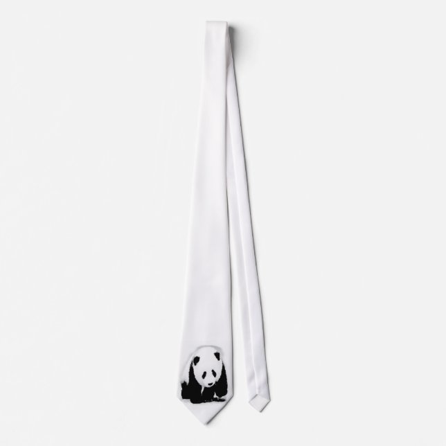 Pop Art Baby Panda Tie (Front)