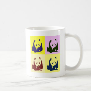 Pop Art Baby Pandas Coffee Mug