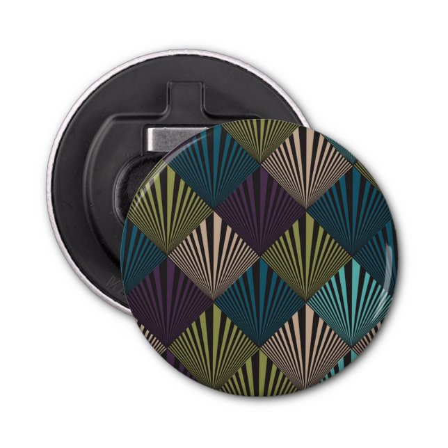 Pop art background bottle opener (Front)